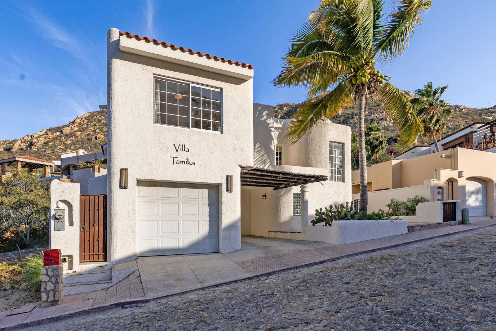 Cabo San Lucas 4 De Marzo Casa Belia Investment Opportunity in the Heart of 4 de MarzoWelcome to Casa Belia, a versatile property located in the heart of the popular Colonia 4 de Marzo neighborhood in Cabo San Lucas. Positioned on a highly visible corner lot, this unique property combines residential comfort with commercial potential, making it an excellent opportunity for homeowners, investors, or entrepreneurs.The property features:* A comfortable main house with a spacious outdoor patio* Separate studio space ideal for guests, rental income, or a private office* Commercial/business area with street exposure* Multiple access points and flexible parking options* Gated perimeter for privacy and security* Large tiled courtyard perfect for entertaining or future improvementsIts strategic cor for sale