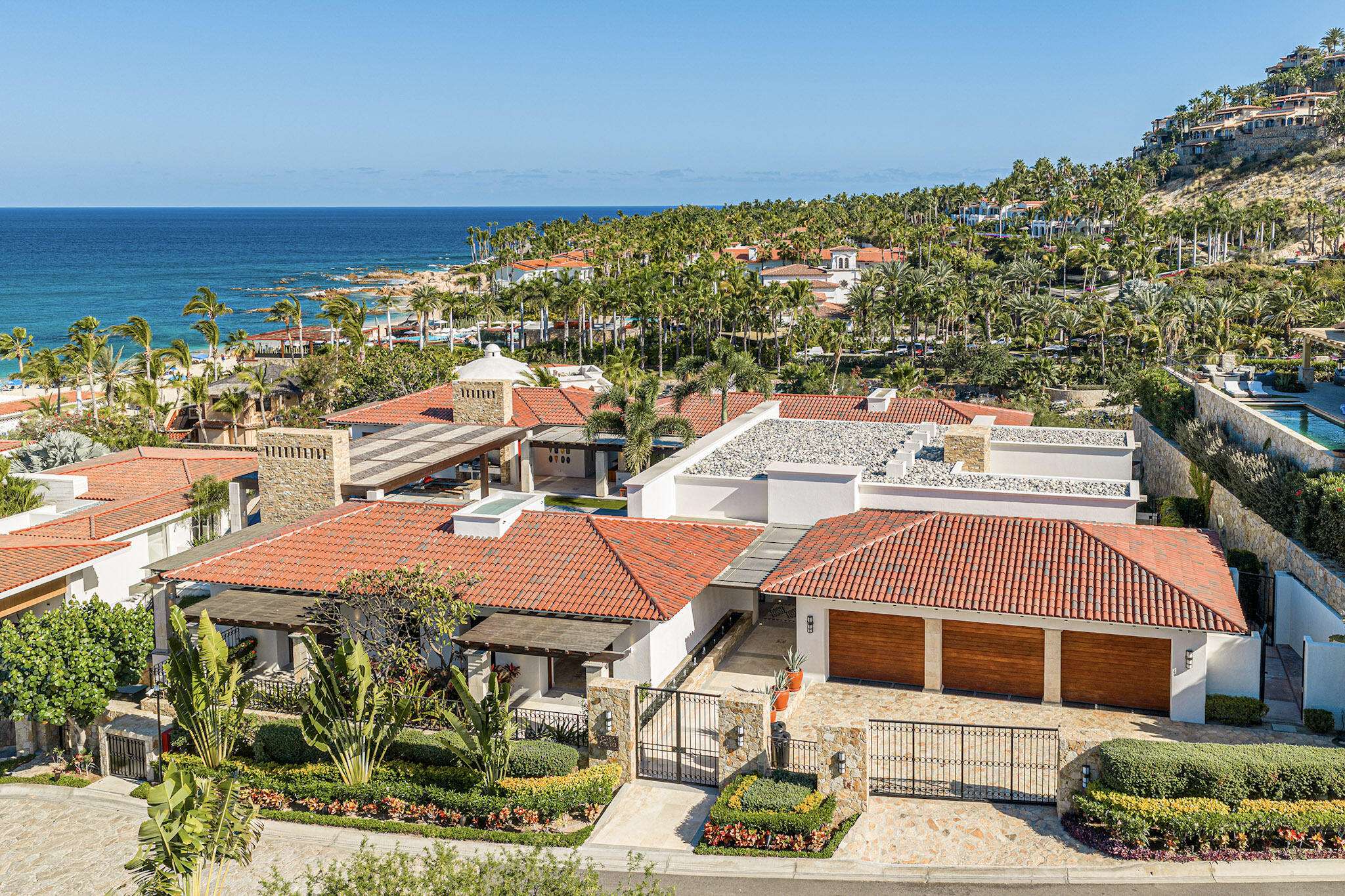 Cabo San Lucas Lomas Del Pacifico If you're looking for a home that captures true Mexican charm, this is it. This 2-bedroom, 2-bath home plus office sits on a large 804 m² lot on the Pacific side of Cabo, where you'll enjoy the cool ocean breezes and relaxed coastal living. The home features warm, traditional finishes, open living spaces, and a spacious 3-car garage—perfect for vehicles, storage, or a workshop. The generous lot offers plenty of room to expand or create your dream outdoor retreat. Located in a peaceful area just minutes from the beach and downtown Cabo San Lucas, this property is ideal as a full-time residence, vacation getaway, or investment opportunity. Experience authentic Baja living—where every sunset feels like home. – Villa Marisal, Cabo San Lucas, BS